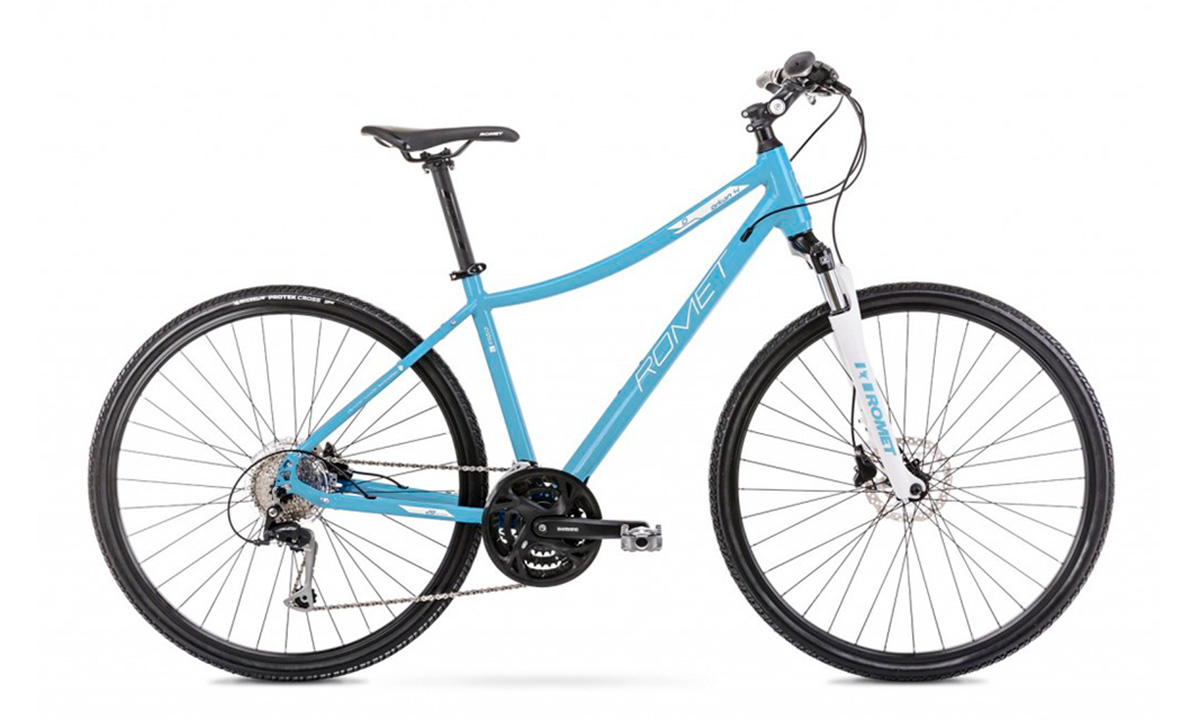 Фотографія Велосипед ROMET Orkan 4 D 28" (2021) 2021 блакитний